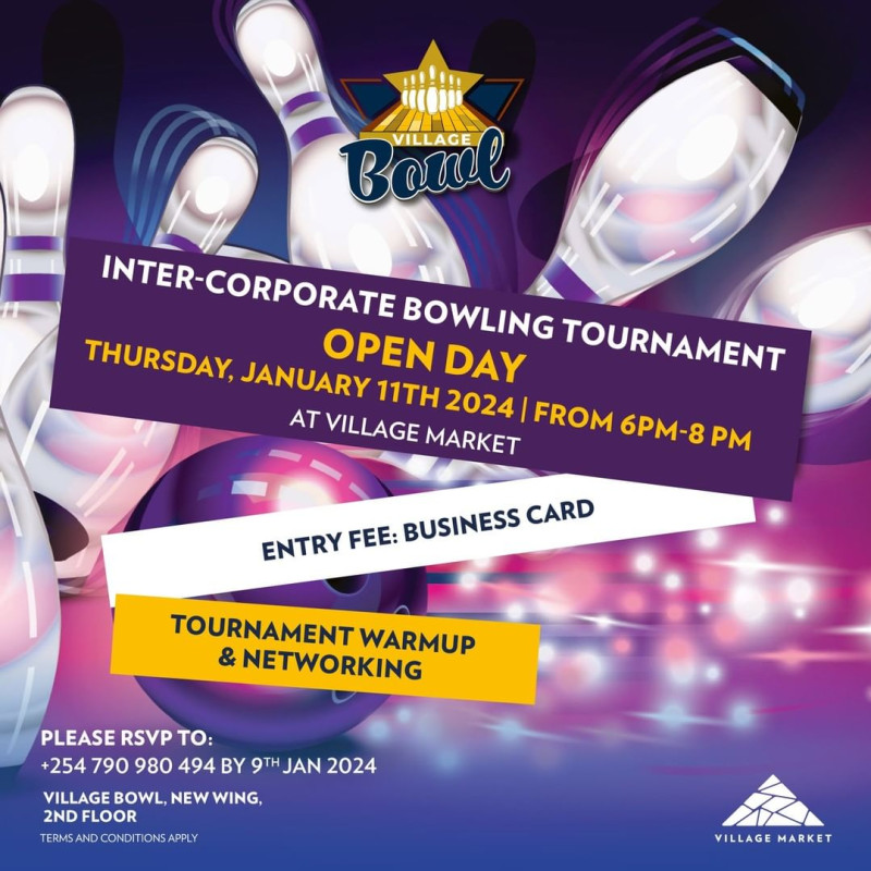 Inter-Corporate Bowling Tournament Open Day Village Market