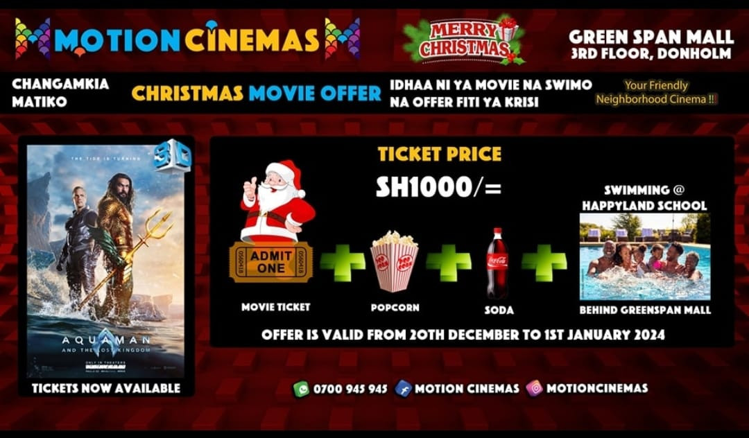 Christmas Movie Offer Motion Cinemas Greenspan Mall