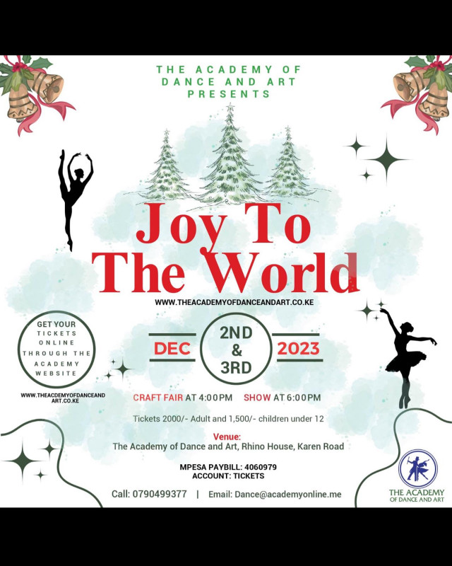 Joy To The World Craft Fair And Show The Academy Of Dance And Art Karen Road