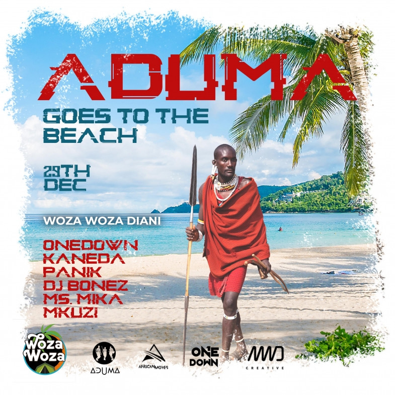 Aduma Goes To The Beach Woza Woza Camping and Funzone Diani