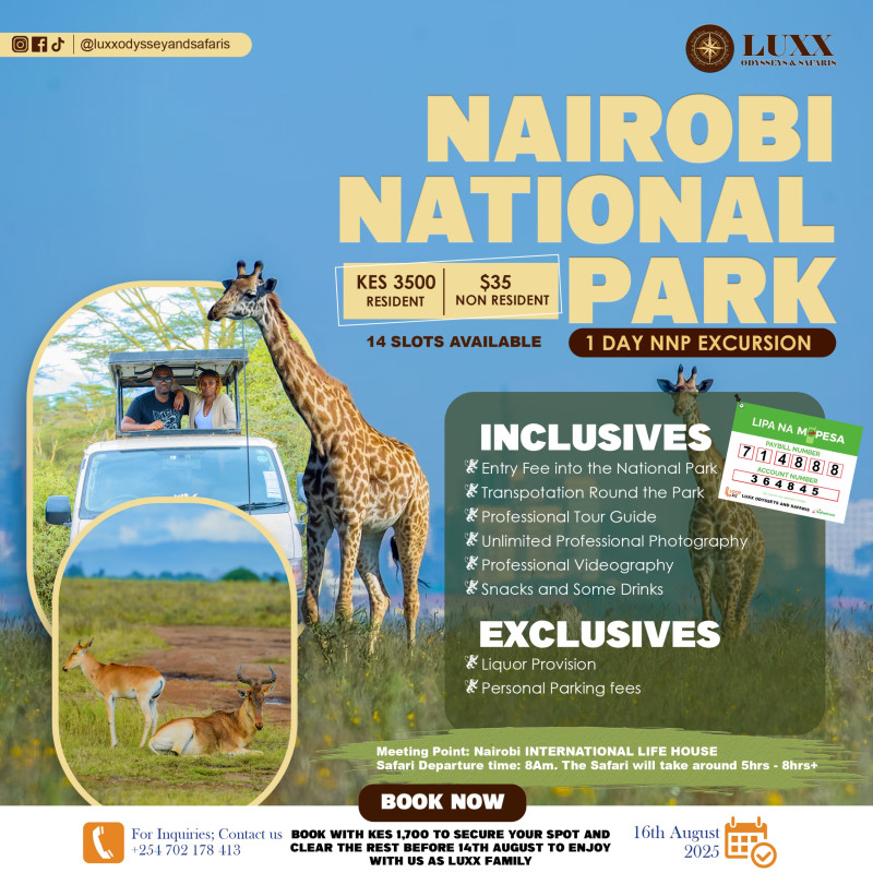 08-16 Nairobi National Park at Nairobi International Life House