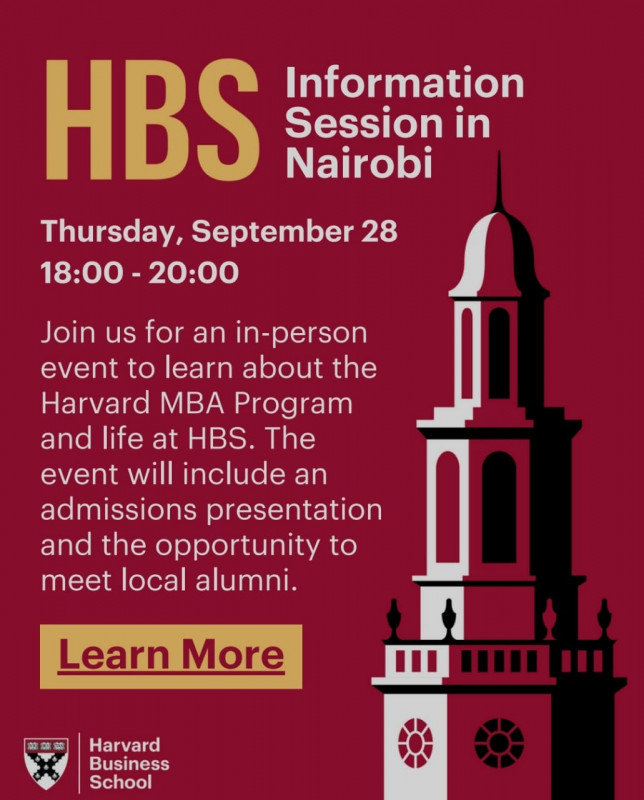 Harvard Business School Information Session in Nairobi
