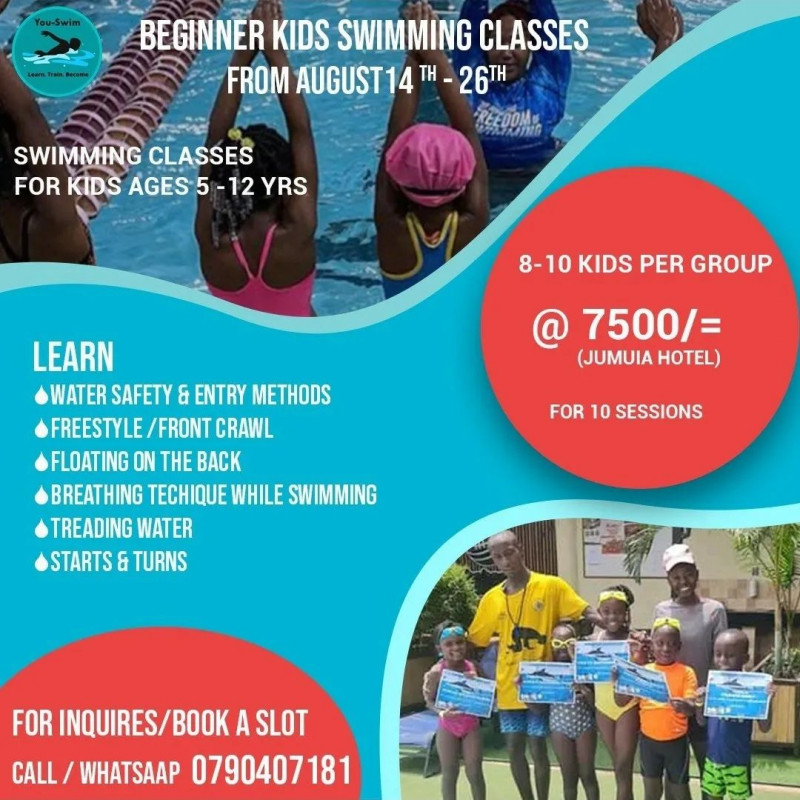 Beginner Kids Swimming Classes Jumuia Hotel Kisumu
