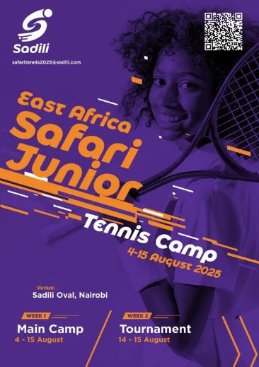08-04 East Africa Safari Junior Tennis Camp 2025 at Sadili Oval Sports Centre