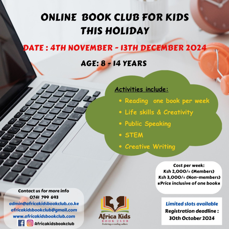 Online Book Club For Kids This Holiday