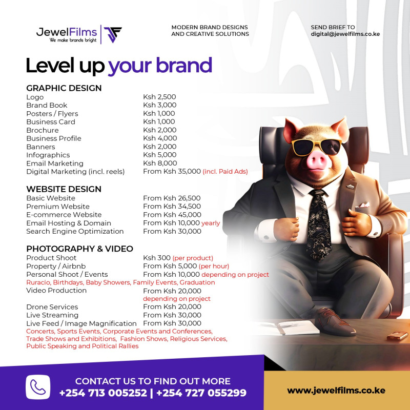 Elevate your brand with Jewel Films! From graphic design