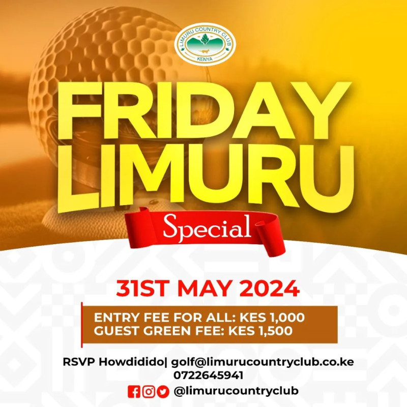 Friday Limuru Special At Limuru Country Club