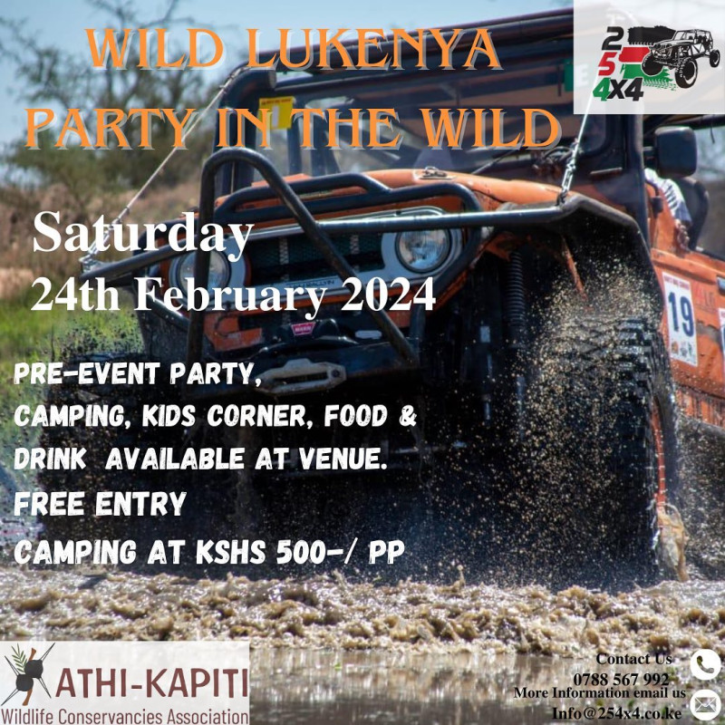 Wild Lukenya Party In The Wild At Athi Kapiti Wildlife Conservancies Association