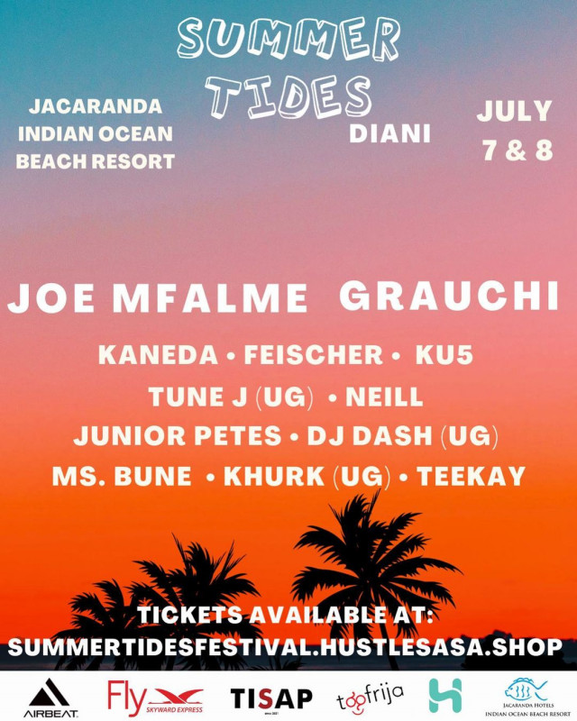 Summer Tides Fest Jacaranda Indian Ocean Beach Resort Diani