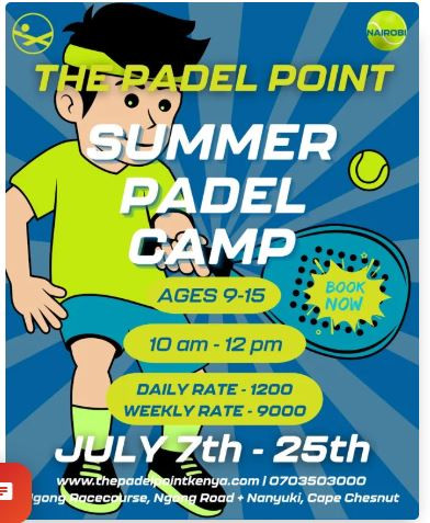 07-07 Summer Padel Camp at Ngong Racecourse