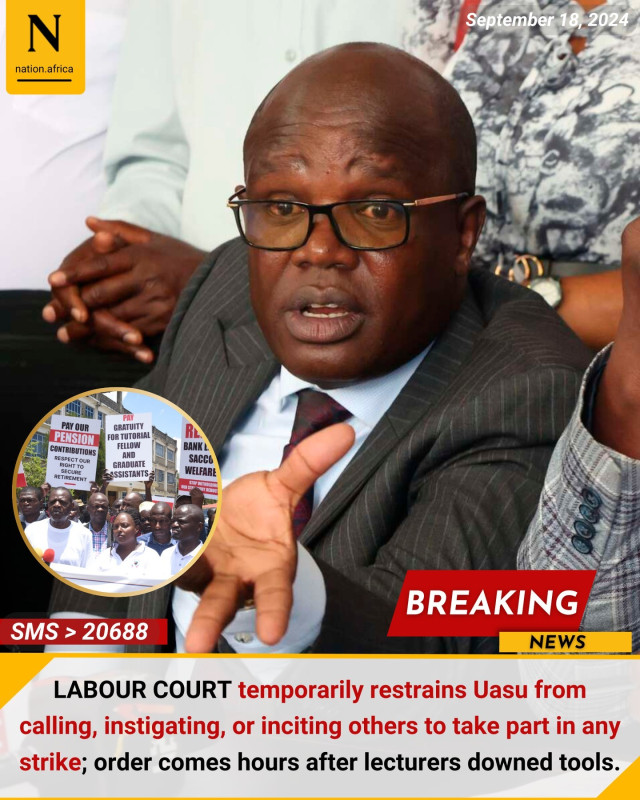 Labour Court Temporarily Restrains UASU From Calling, Instigating Or Inciting Others