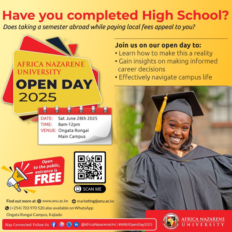 06-28 Africa Nazarene University Open Day at Ongata Rongai Main Campus