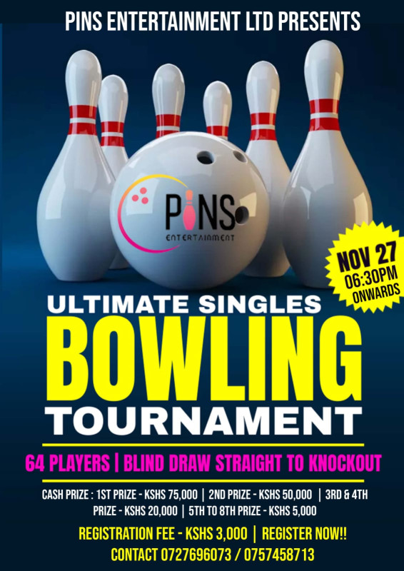 Ultimate Singles Bowling Tornament Pins Entertainment Sarit Mall