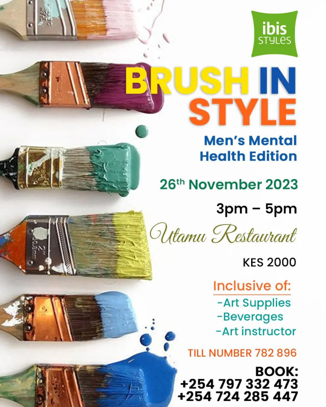 Brush In Style Men's Mental Health Edition Utamu Restaurant