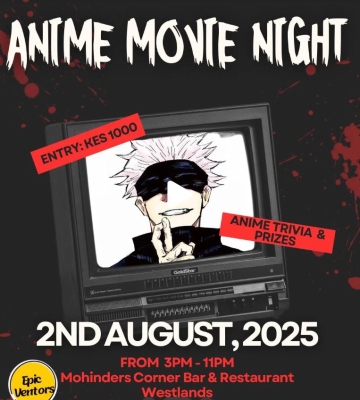 08-02 Anime Movie Night in Westlands,Nairobi
