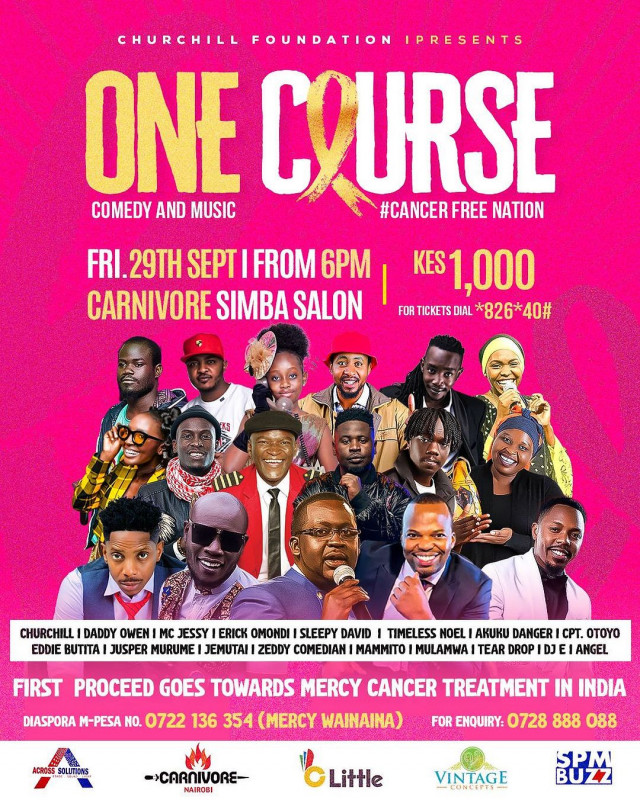 Churchill Foundation Presents One Course Carnivore Simba Salon