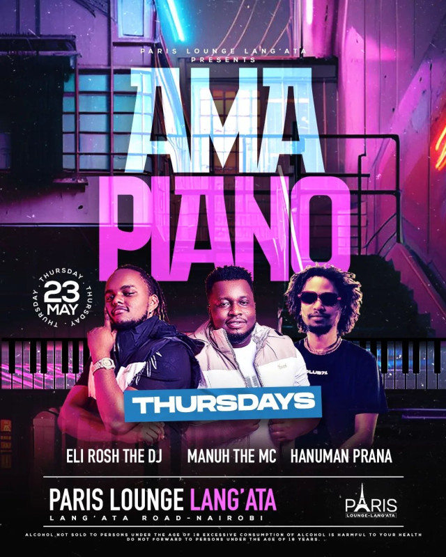 Amapiano Thursday At Paris Lounge Lang'ata
