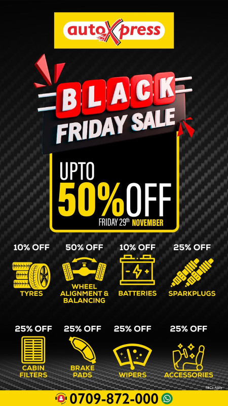 AutoXpress Black Friday Sale, Up to 50% off