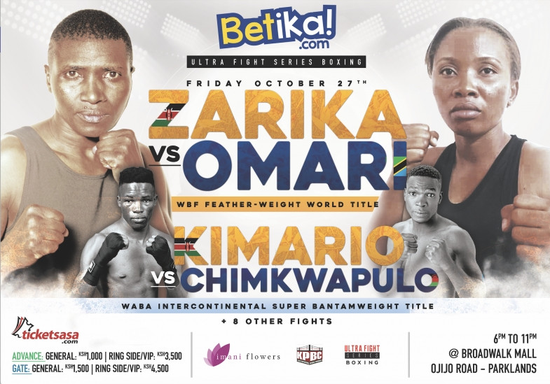 Betika Ultra Fight Series Boxing Broadwalk Mall Parklands