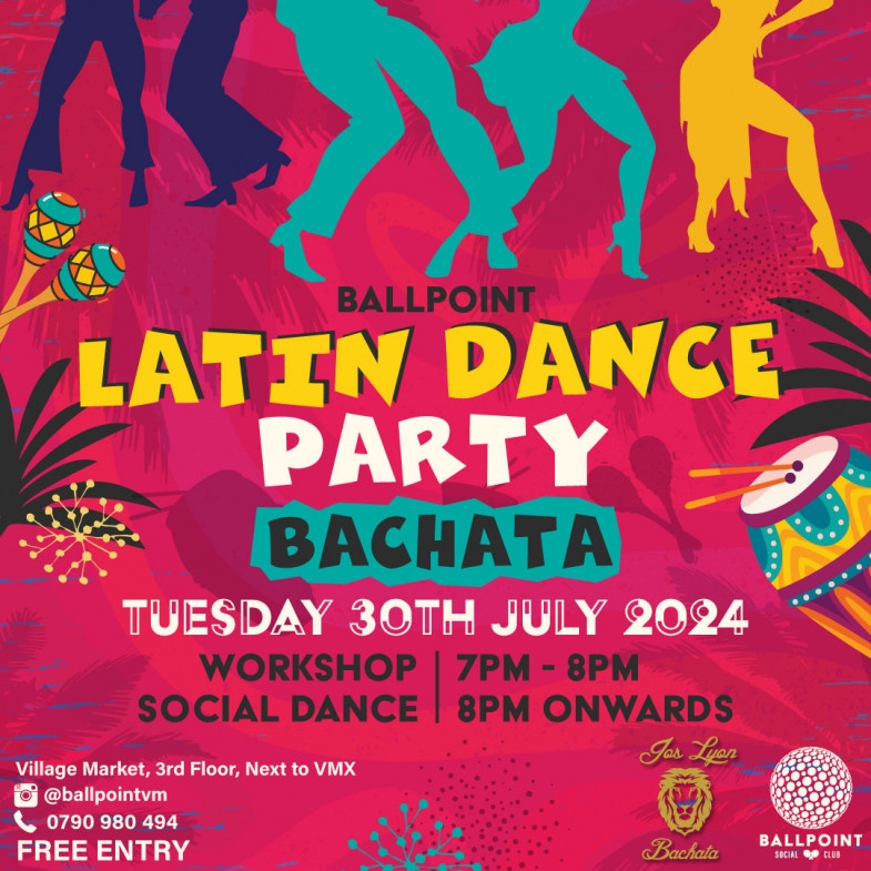 Latin Dance Party Bachata Edition At Village Market Ball Point