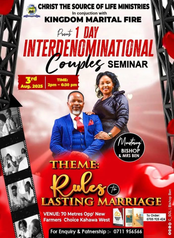 08-03 Interdenominational Couples Seminar at 70 Metres Opp