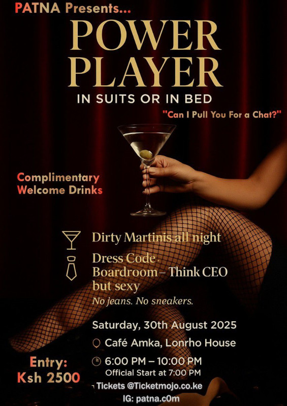 08-30 Power Player In Suits at Café Anka, Lonrho House