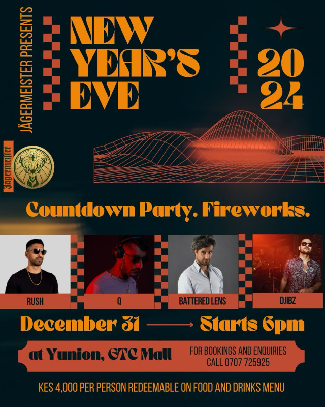 New Year's Eve Countdown Party and Fireworks Yunion GTC Mall Westlands