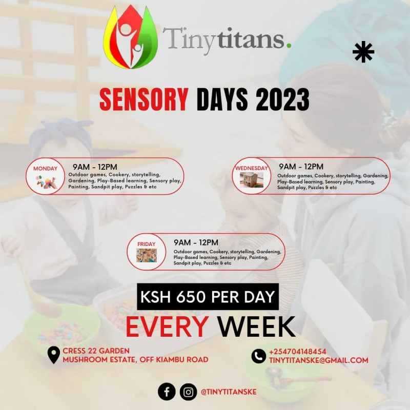 Tinytitans Sensory Days 2023 Cress 22 Garden Mushroom Estate Kiambu Road