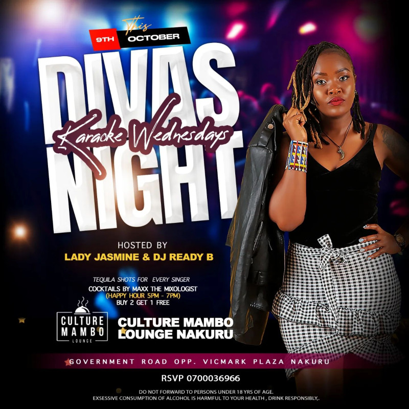 Karaoke Wednesdays Divas Night At Culture Mambo Lounge, Nakuru