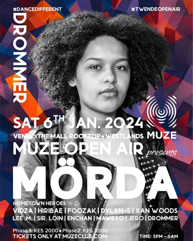 Muze Open Aie Presents Morda Muza Club Westlands