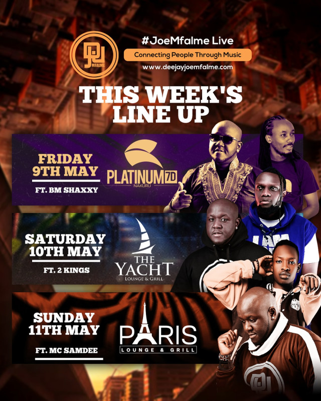 05 -10 Joe Mfalme Live Your Weekend Music Connection Paris Lounge & Grill !