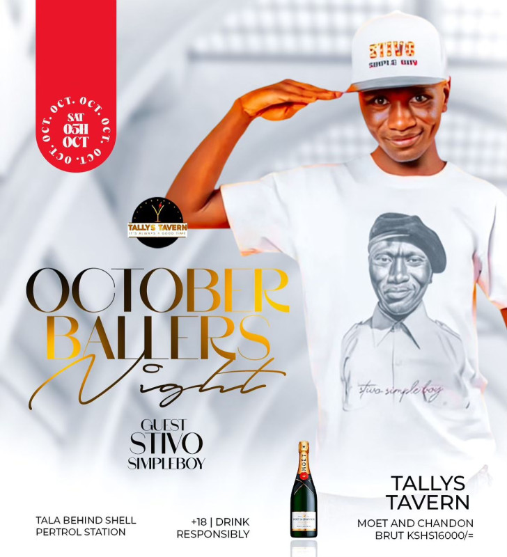 October Ballers Night At Tallys Tavern Bar, Tala Town