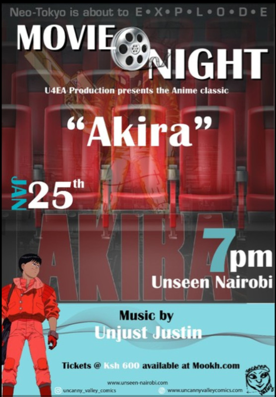 Movie Night Akira Unseen Nairobi Kilimani