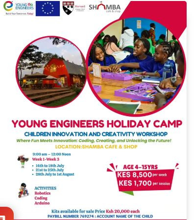 07-14 Young Engineers Holiday Camp 2025 at Shamba Cafe