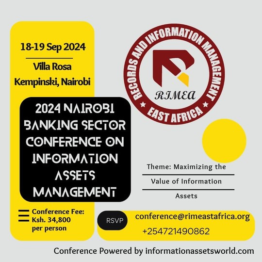 2024 Nairobi Banking Information Assets Conference At Kempinski Villa Rosa, Nairobi