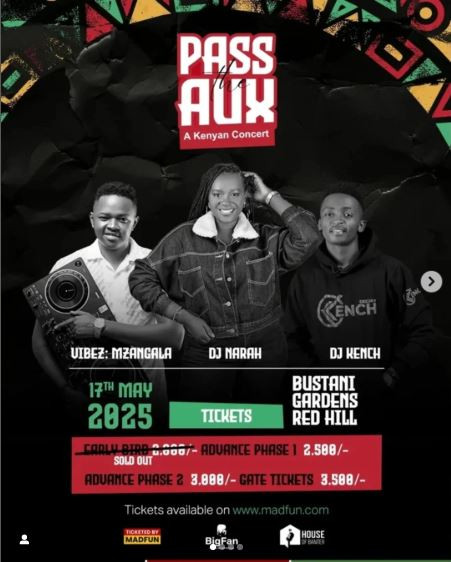 05 - 17 Pass The Aux": A Kenyan Concert Experience with Vibez Mzangala, DJ Narah & DJ Kench!