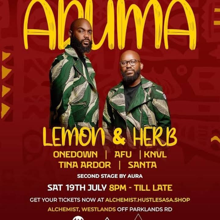07-19 Aluma Lemon & Herb at Alchemist, Westlands