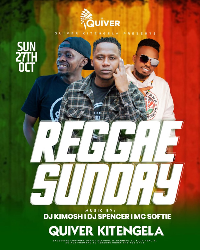 Reggae Sunday At Quiver Lounge, Kitengela