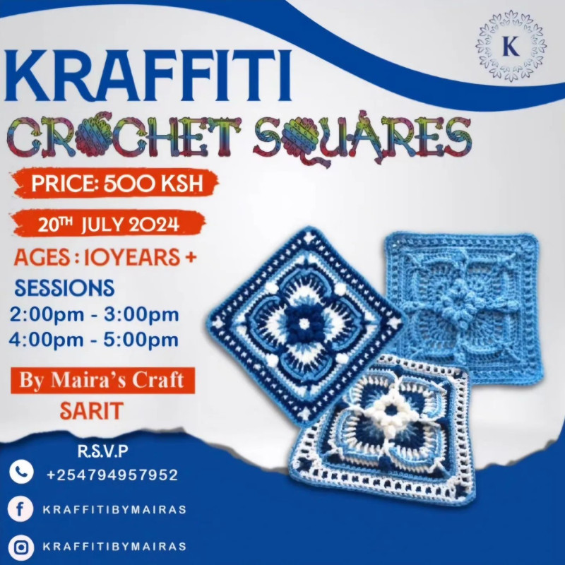 Kraffiti crochet Squares At Maira's Craft, Sarit