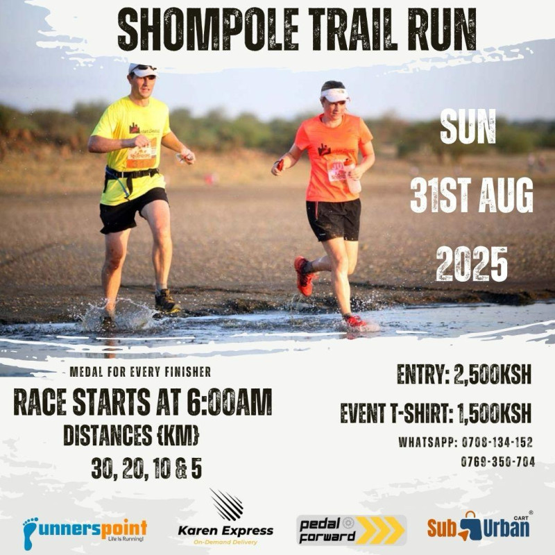 08-31 Shompole Trail Run Trail Running Event