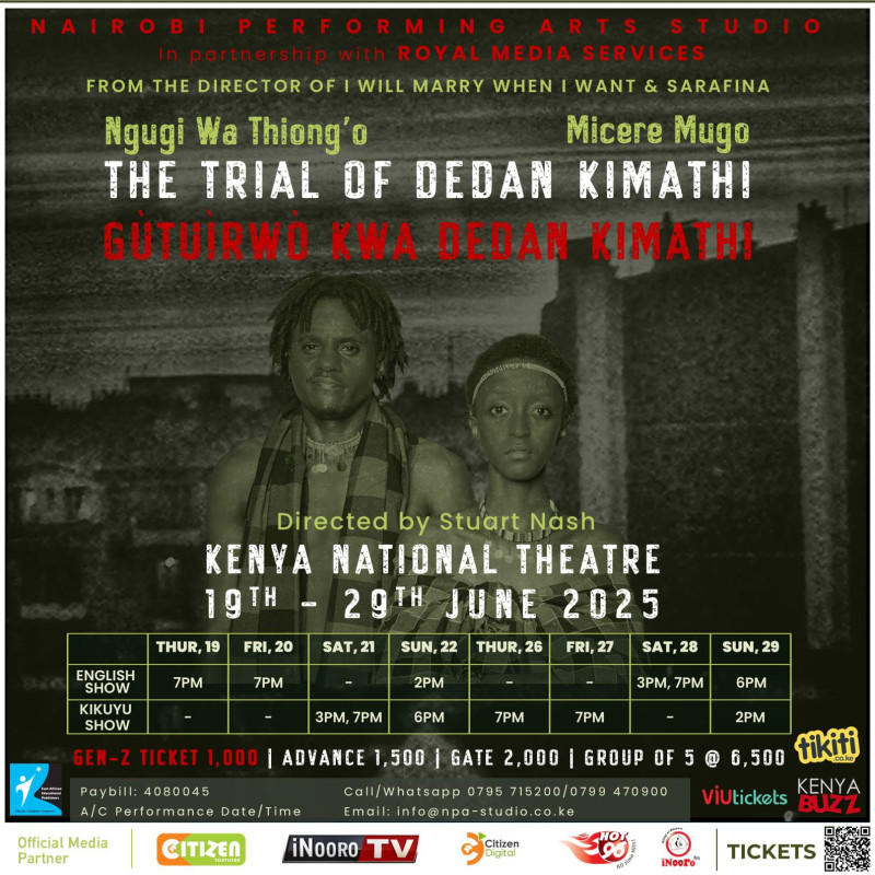 06-19 The Trial of Dedan Kimathi at Kenya National Theatre