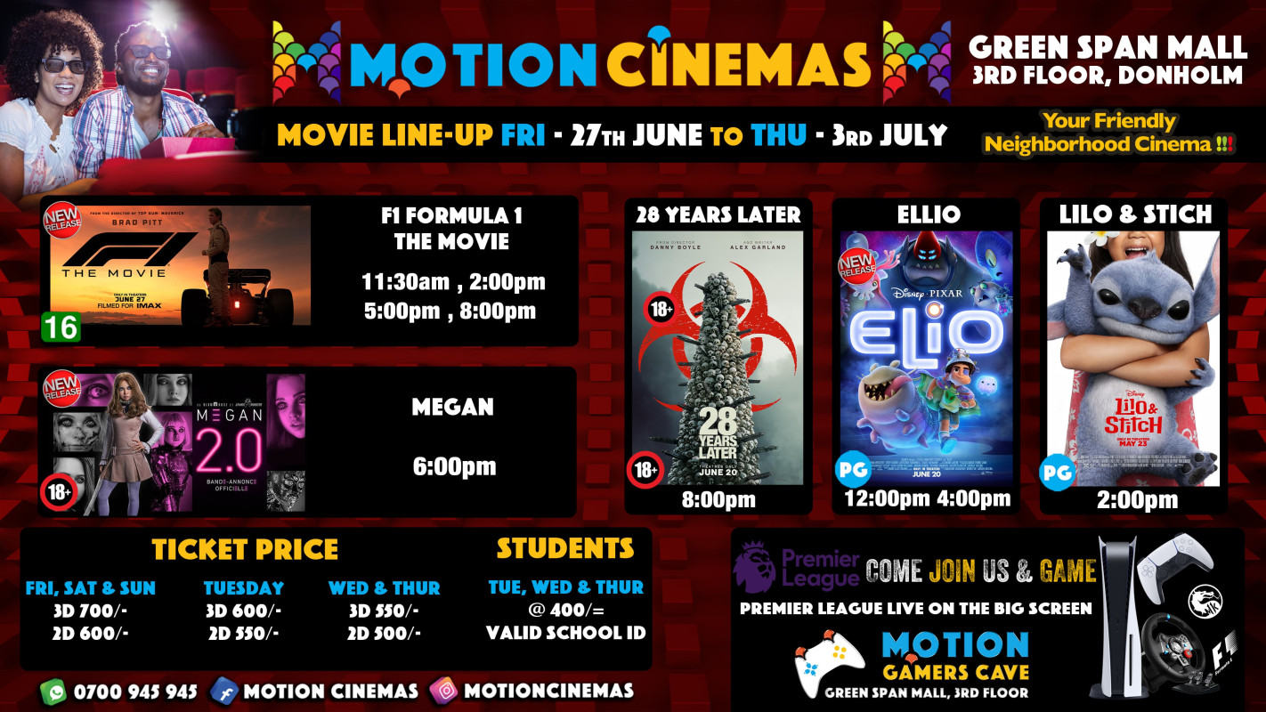 06-27 Blockbuster Week at Motion Cinemas!