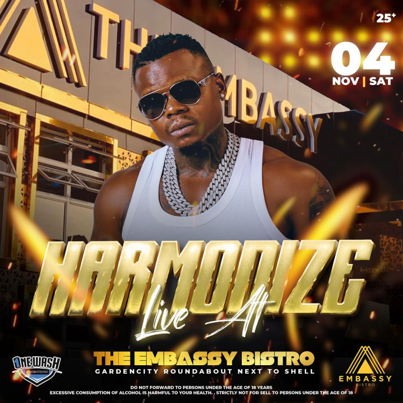 Harmonize Live at The Embassy Bistro Thika Road