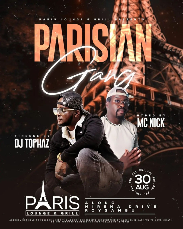 Parisian Gang At Paris Lounge And Grill, Mirema Drive