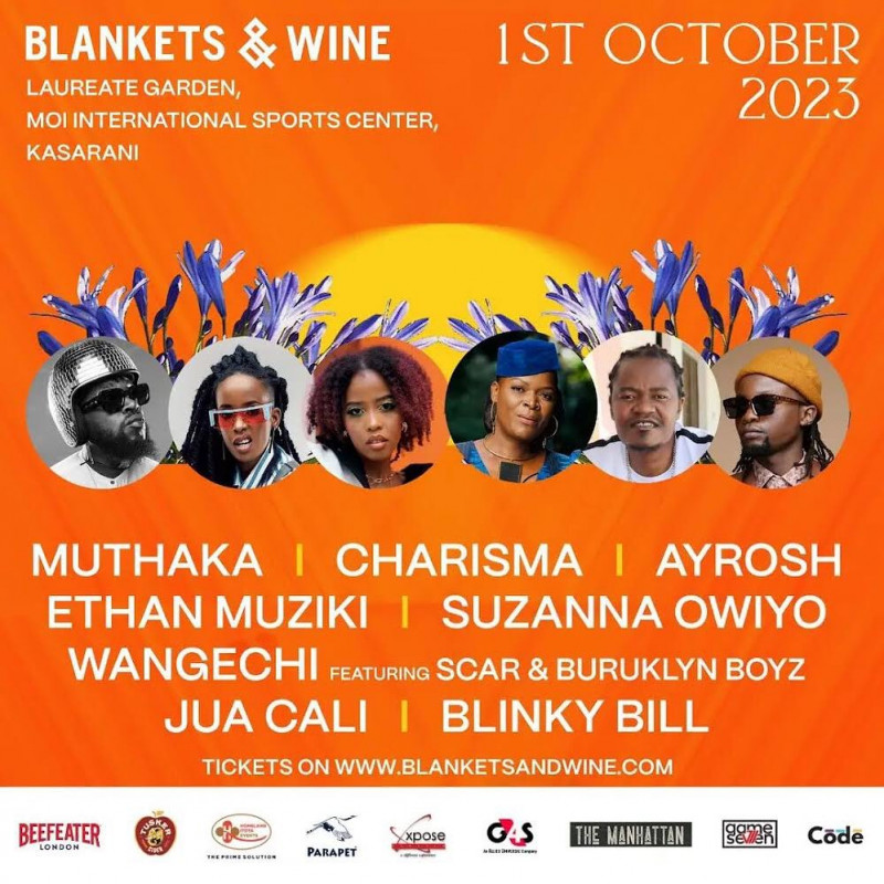 Blankets and Wine Laureate Gardens Moi International Sports Centre Kasarani