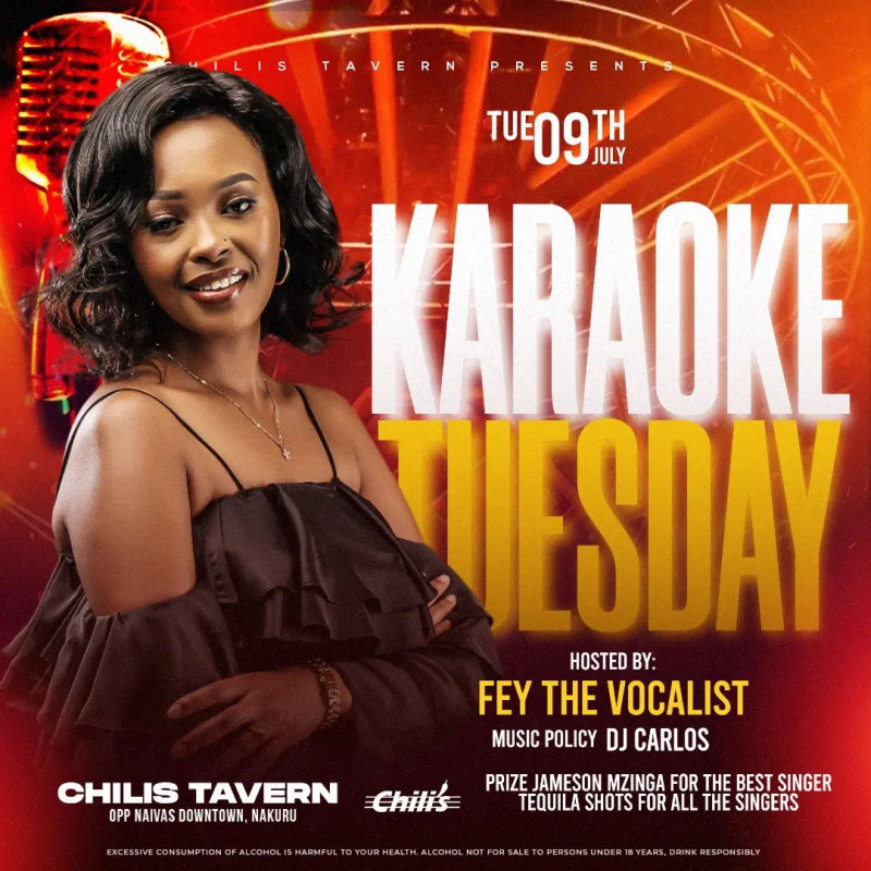 Karaoke Tuesday At Chilis Lounge Nakuru